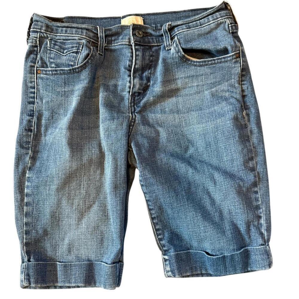 Levi's blue denim 515 Bermudas #denimshorts